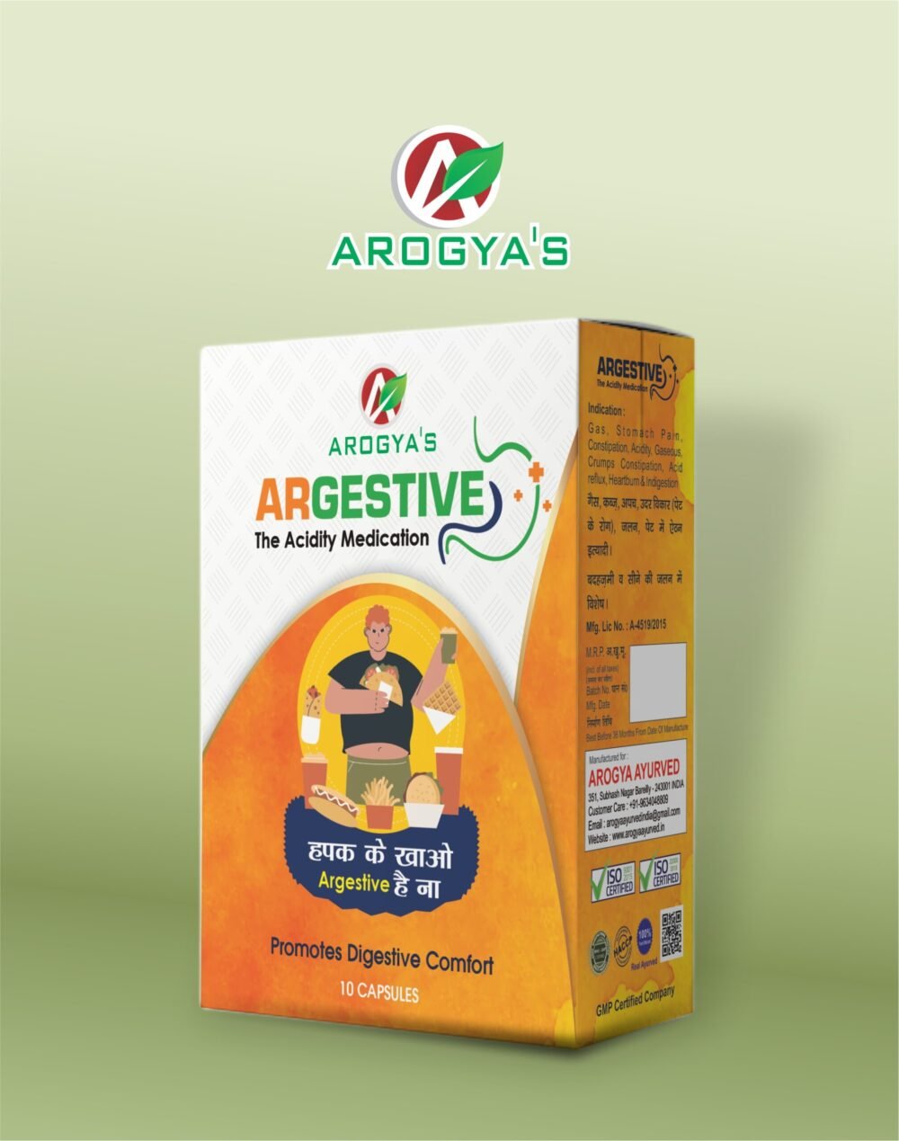 Argestive Capsule | Acidity | Blotting | Gut Health