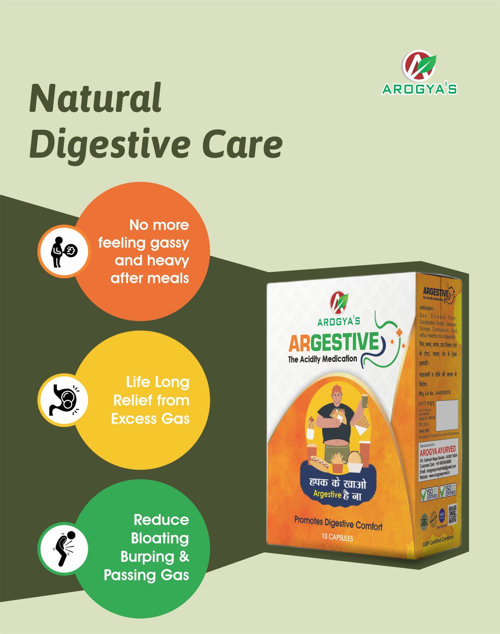Argestive Capsule | Acidity | Blotting | Gut Health - Image 4