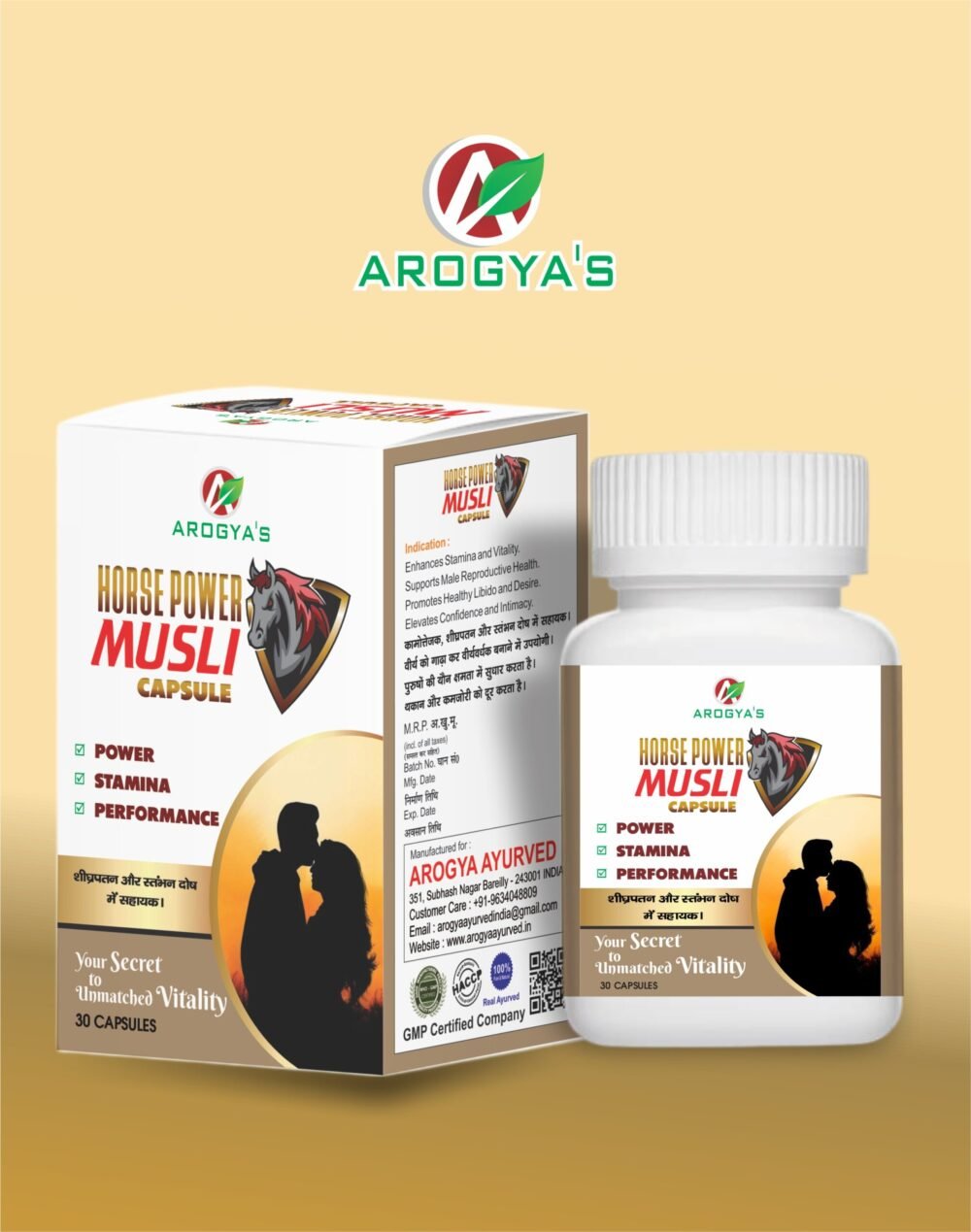 Horse Power Musli Capsule | 30 Capsules | Power | Stamina | Performens